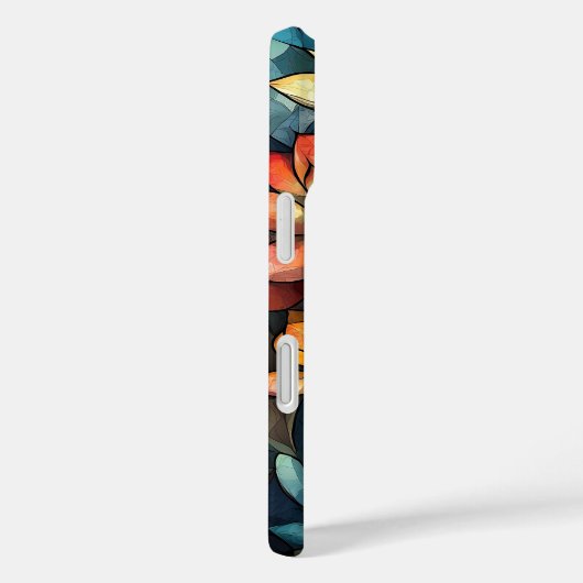 Coques Case-Mate iPhone Mosaïque pétale (Verso / Droite)