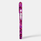 Coques Case-Mate iPhone Mosaïque Rose Violet (Verso / Gauche)