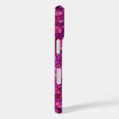 Coques Case-Mate iPhone Mosaïque Rose Violet (Verso / Droite)