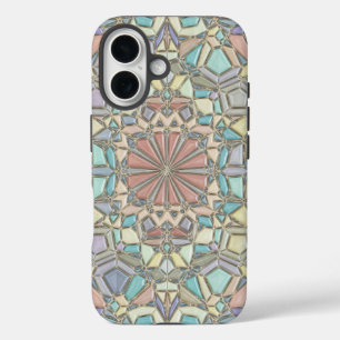 Coques iPhone 16 mosaïque vibrante