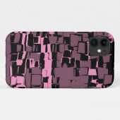 Coques Case-Mate iPhone Mosaïque violet vintage (Dos (Horizontal))
