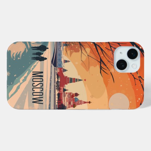 Coques Case-Mate iPhone Moscou (Verso (horizontal))