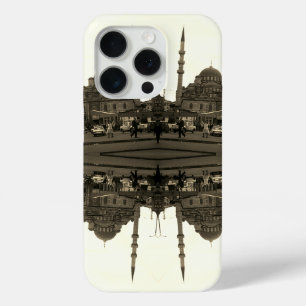 Coque iPhone 15 Pro Mosquée Yeni Camii à Istanbul en Turquie vintage