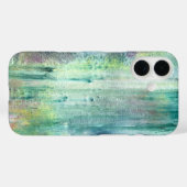 Coques Case-Mate iPhone Mossy-Hand Painted Brushstrokes (Verso (horizontal))