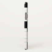 COQUES Case-Mate iPhone MOT CROISÉ PUZZLE BLACK WHITE VIDE CARRÉS (Dos/Droite)