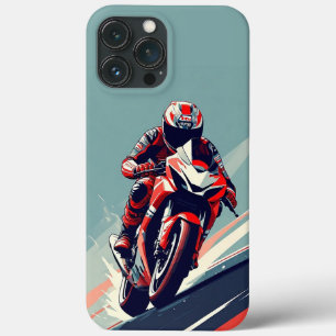 Case-Mate iPhone Case 🌅 Motard rapide le long de l'océan sinueux