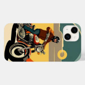 Coques Case-Mate iPhone Motard Style Rétro (Verso (horizontal))