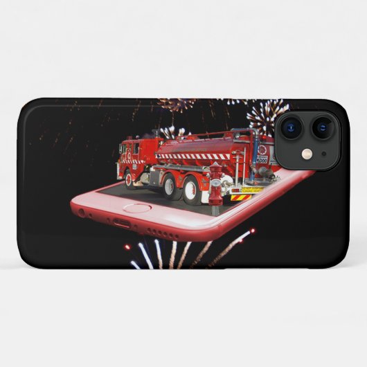 Coques Case-Mate iPhone Moteur D'Incendie Et Pompiers, (Dos (Horizontal))