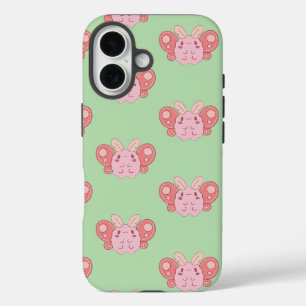 Coques iPhone 16 Moth Pêche guimauve
