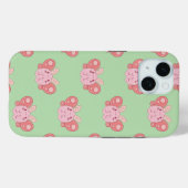 Coques Case-Mate iPhone Moth Pêche guimauve (Verso (horizontal))