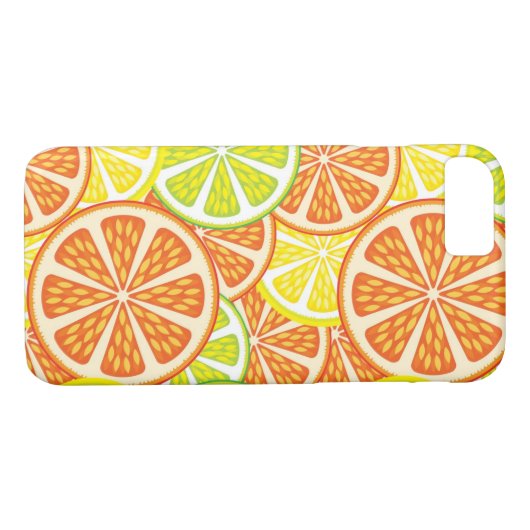 Coques Case-Mate iPhone Motif 2 d'agrume (Dos (Horizontal))