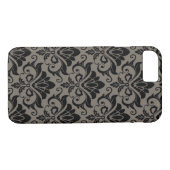 Coques Case-Mate iPhone Motif 2 de damassé (Dos (Horizontal))