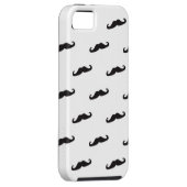 Coques Case-Mate iPhone Motif 2 de hippie de moustache (Dos/Droit)
