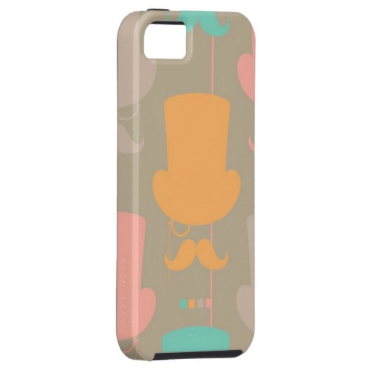 Coques Case-Mate iPhone Motif 2 de moustache (Dos/Droit)
