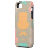 Coques Case-Mate iPhone Motif 2 de moustache (Dos gauche)