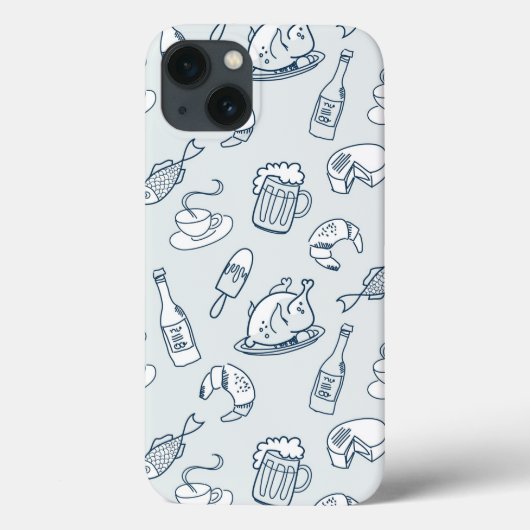 Coques Case-Mate iPhone Motif 2 de nourriture (Verso)