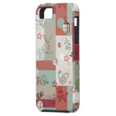 Coques Case-Mate iPhone Motif 2 d'édredon de bébé (Dos gauche)