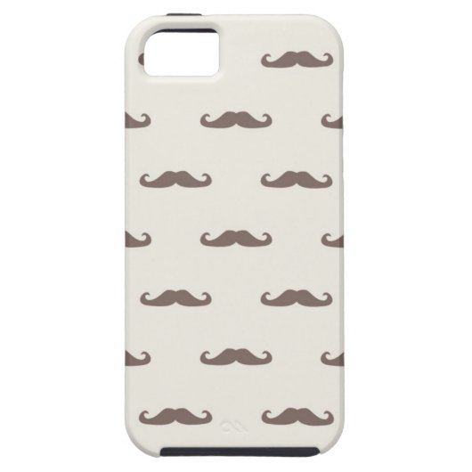Coques Case-Mate iPhone Motif 3 de hippie de moustache (Dos)