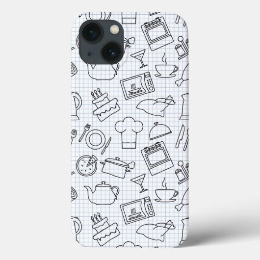 Coques Case-Mate iPhone Motif 4 de cuisine (Verso)