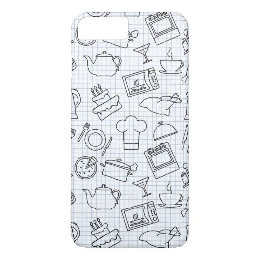 Coques Case-Mate iPhone Motif 4 de cuisine (Dos)