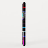 Coques Case-Mate iPhone Motif à bandes multiples cool (Dos/Droite)