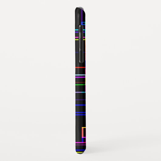 Coques Case-Mate iPhone Motif à bandes multiples cool (Dos/Gauche)