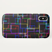 Coques Case-Mate iPhone Motif à bandes multiples cool (Dos (Horizontal))
