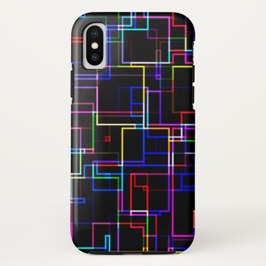 Coques Case-Mate iPhone Motif à bandes multiples cool (Dos)