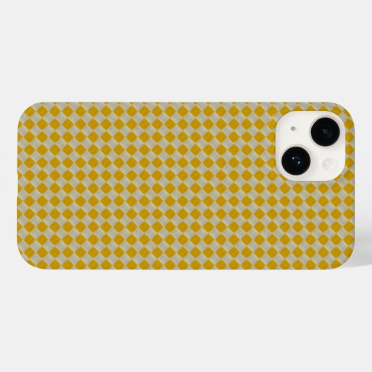 Coques Case-Mate iPhone Motif à bille jaune (Verso (horizontal))