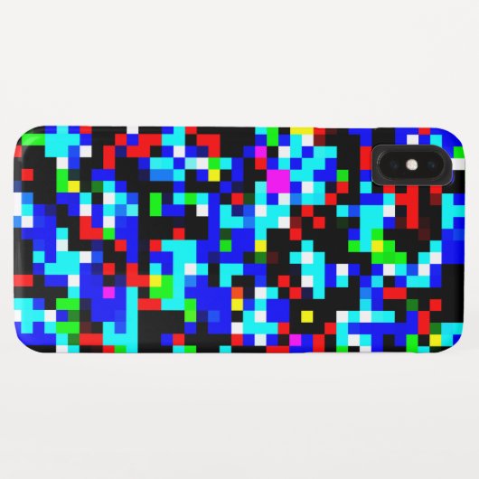 Coques Case-Mate iPhone Motif à Carré multicouleur cool (Dos (Horizontal))