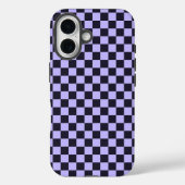 Coques Case-Mate iPhone motif à carreaux lilas français (Verso)