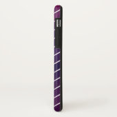 Coques Case-Mate iPhone motif à chevron - Script Monogramme (Dos/Gauche)