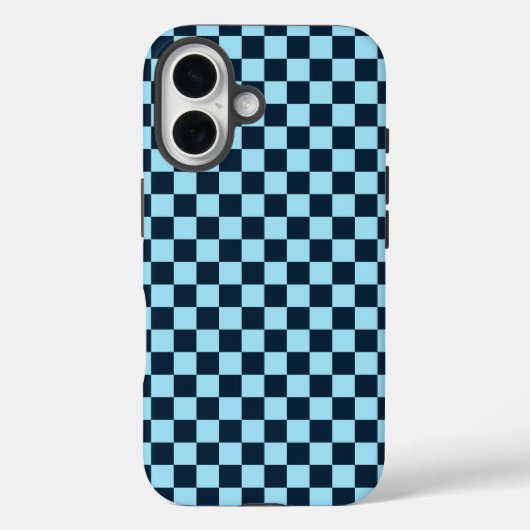 Coques Case-Mate iPhone Motif à damier de glace alpine (Verso)