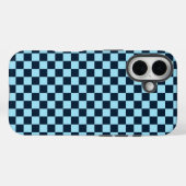 Coques Case-Mate iPhone Motif à damier de glace alpine (Verso (horizontal))