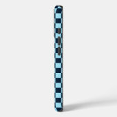 Coques Case-Mate iPhone Motif à damier de glace alpine (Verso / Gauche)