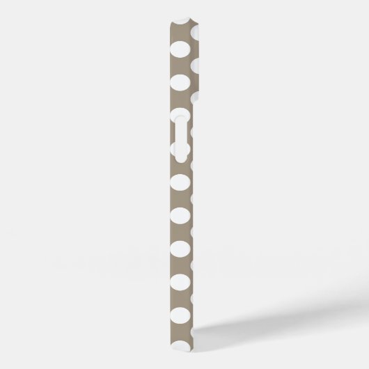 Coques Case-Mate iPhone Motif à dot Polka tendance avec nom personnalisé (Verso / Droite)