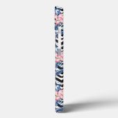 Coques Case-Mate iPhone Motif à fleurs de Lotus tropicaux (Verso / Gauche)