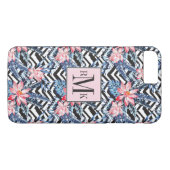 Coques Case-Mate iPhone Motif à fleurs de lotus tropicaux (Dos (Horizontal))