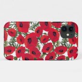 Coques Case-Mate iPhone Motif à fleurs de Red Poppies (Dos (Horizontal))