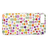 Coques Case-Mate iPhone Motif à fleurs de style scandinave (Dos (Horizontal))