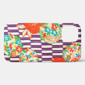 Coques Case-Mate iPhone Motif à fleurs, design japonais (Verso (horizontal))
