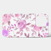 Coques Case-Mate iPhone Motif à fleurs Pastel (Verso (horizontal))