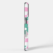Coques Case-Mate iPhone Motif à fleurs rétro (Verso / Droite)