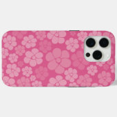 Coques Case-Mate iPhone Motif à fleurs - rose (Verso (horizontal))