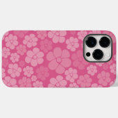 Coques Case-Mate iPhone Motif à fleurs - rose (Verso (horizontal))