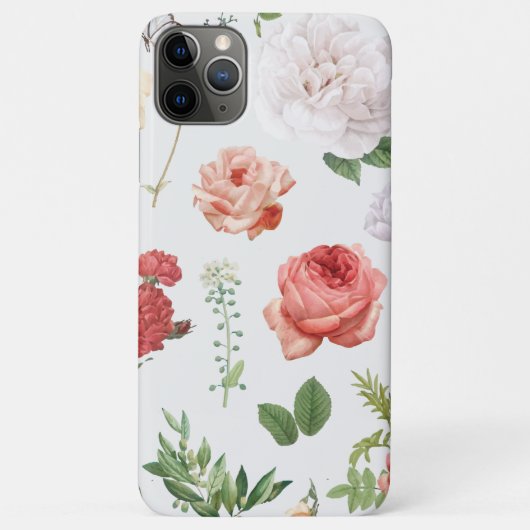 Coques Case-Mate iPhone Motif à fleurs, Rose (Dos)