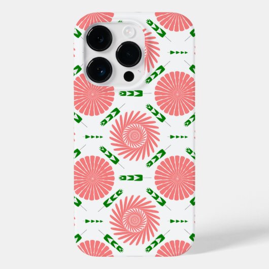 Coques Case-Mate iPhone motif à fleurs roses (Verso)