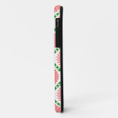 Coques Case-Mate iPhone motif à fleurs roses (Dos/Gauche)
