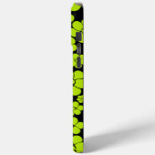 Coques Case-Mate iPhone Motif à fleurs - Vert citron (Verso / Gauche)