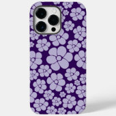 Coques Case-Mate iPhone Motif à fleurs - violet (Verso)